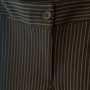 Betabrand Black Pinstripe Tailored Dress Pants Size Medium
